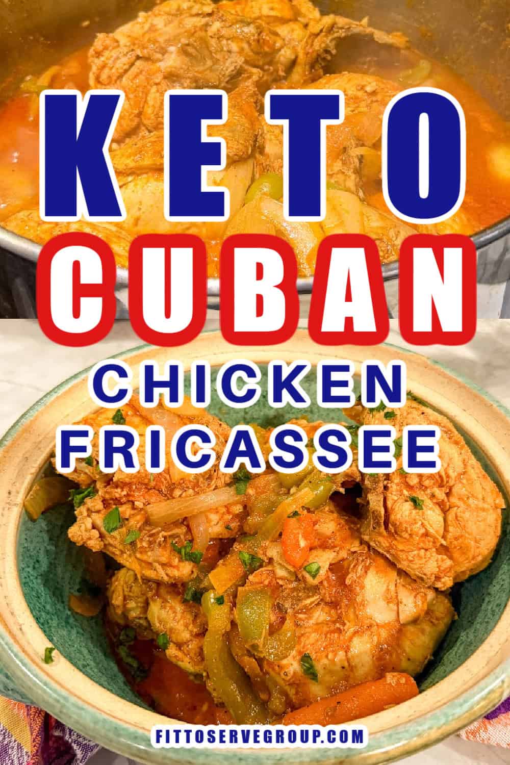 easy Keto Cuban Chicken Fricasee