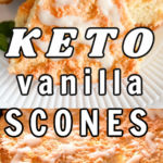 Keto vanilla easy scones