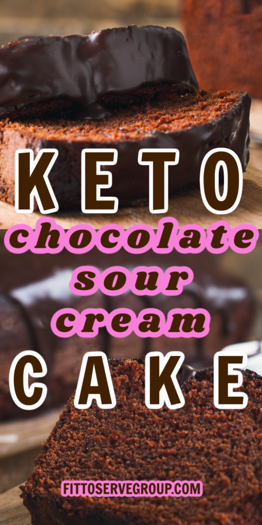Keto Chocolate Sour Cream Cake · Fittoserve Group