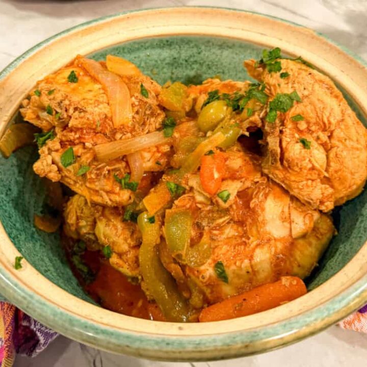 low carb Cuban chicken Fricassee