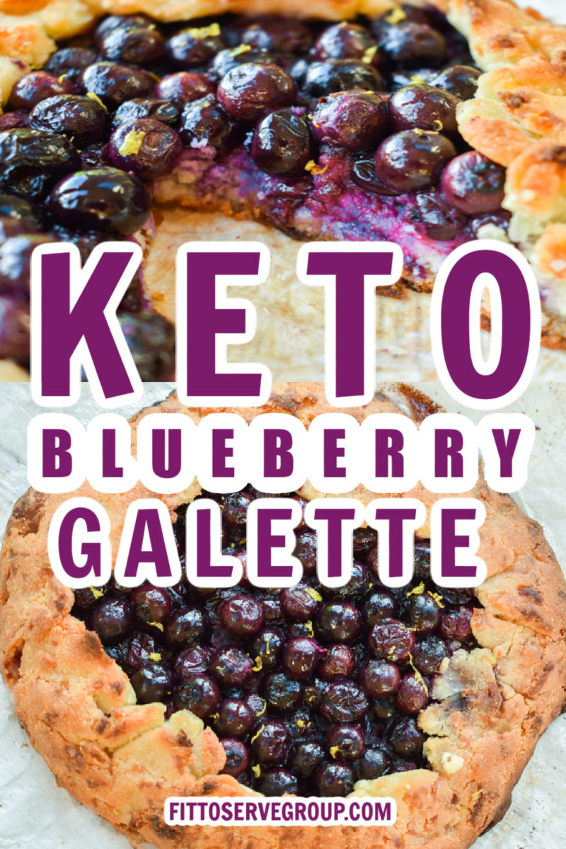 Keto Blueberry Galette · Fittoserve Group