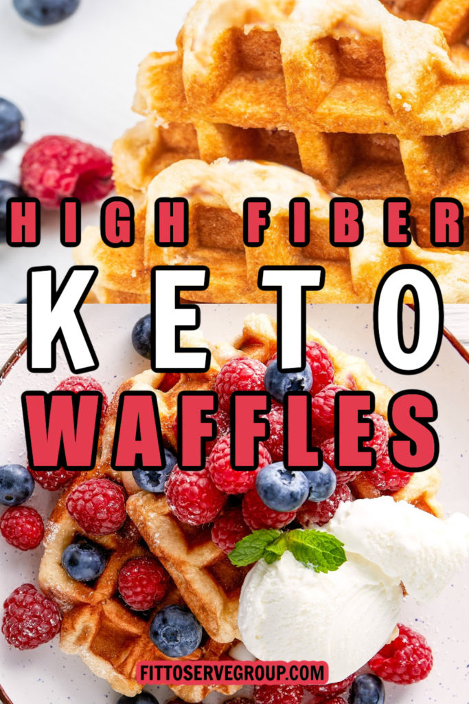High Fiber Keto Waffles