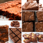 keto brownie recipes collage