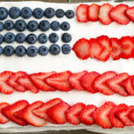 keto patriotic poke cake