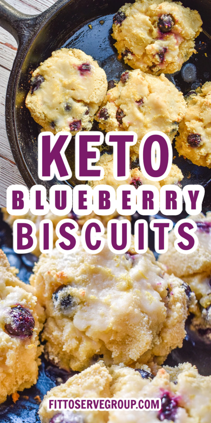 Keto Blueberry Biscuits Pin