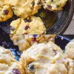 Low-Carb Blueberry Lemon Biscuits