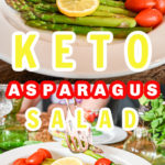 keto asparagus salad pin