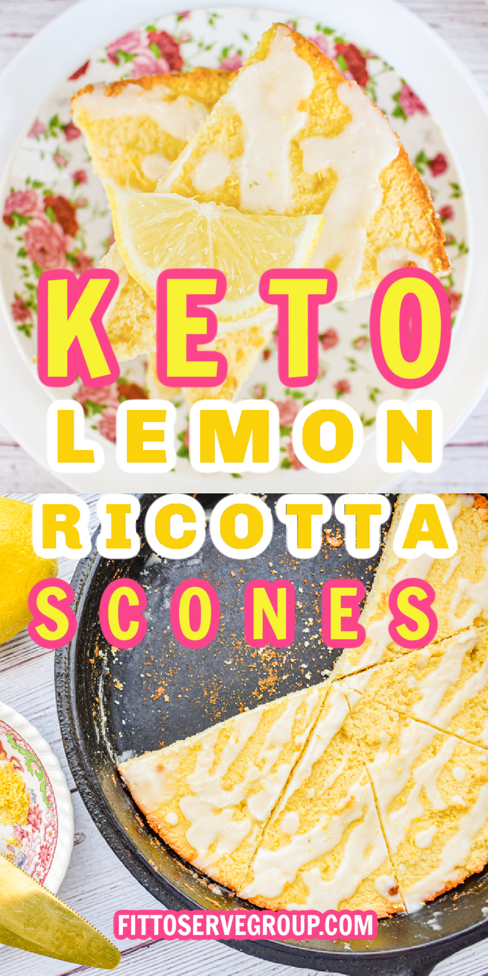 keto lemon ricotta scones pin