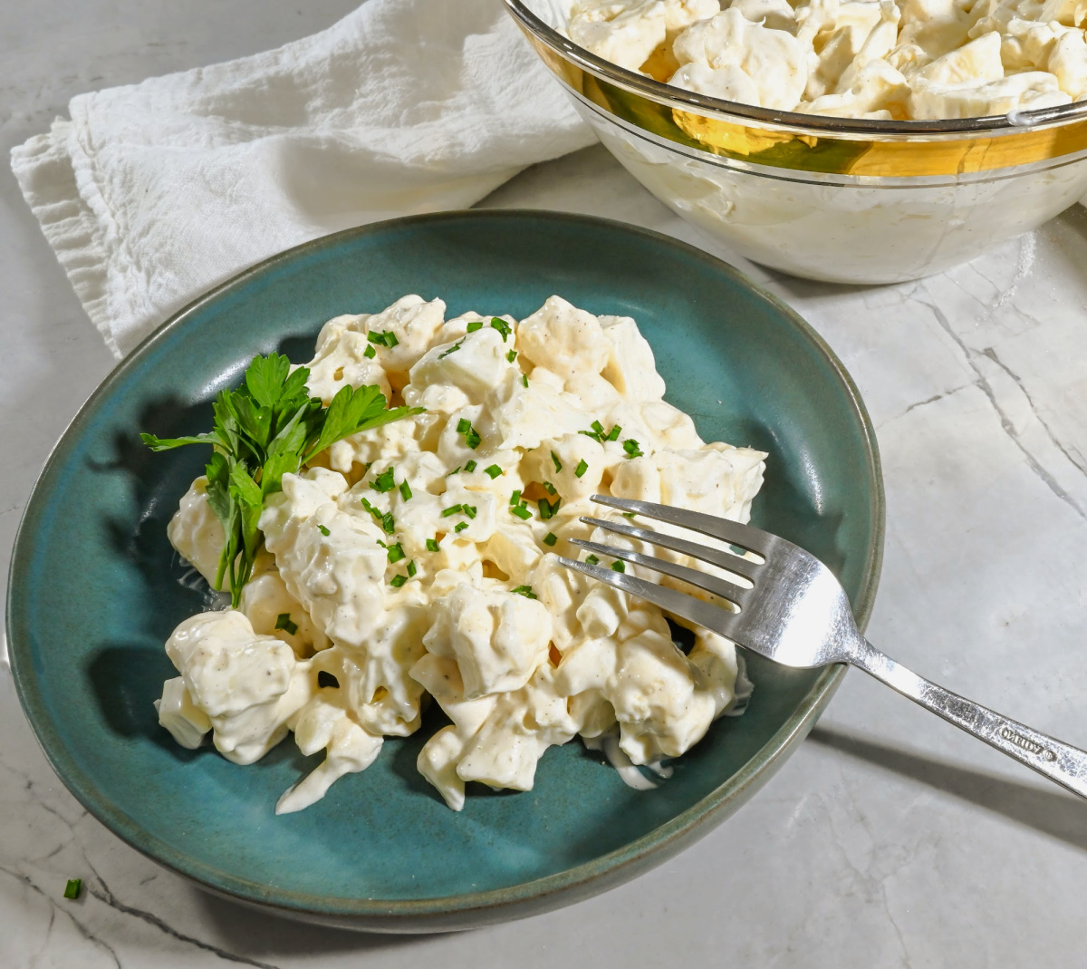 Keto Raw Cauliflower Salad