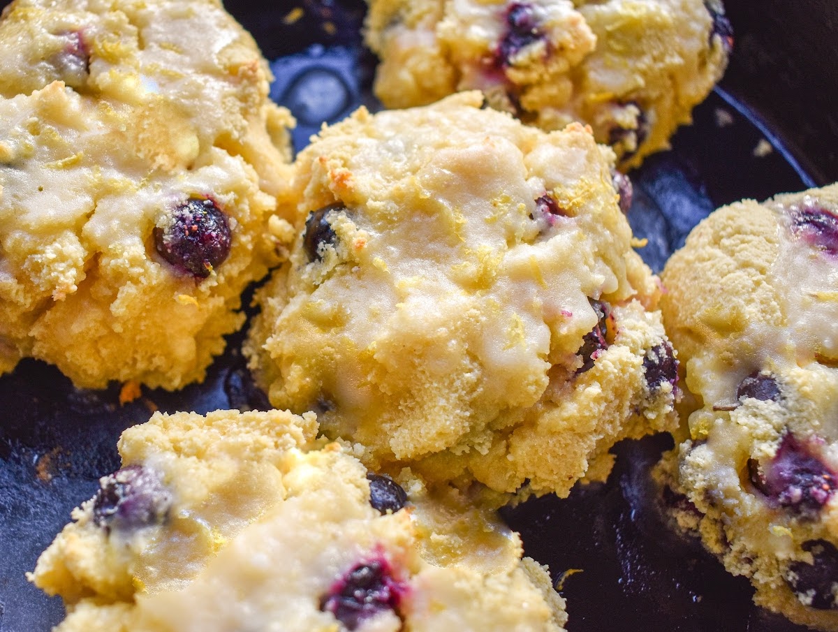 Keto Blueberry Biscuits