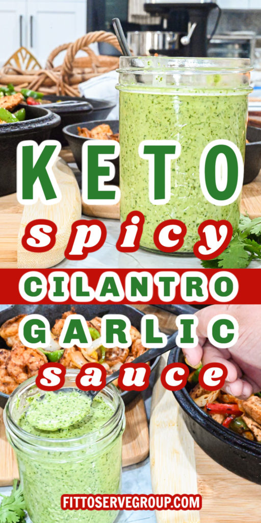 Keto Spicy Cilantro Garlic Sauce · Fittoserve Group
