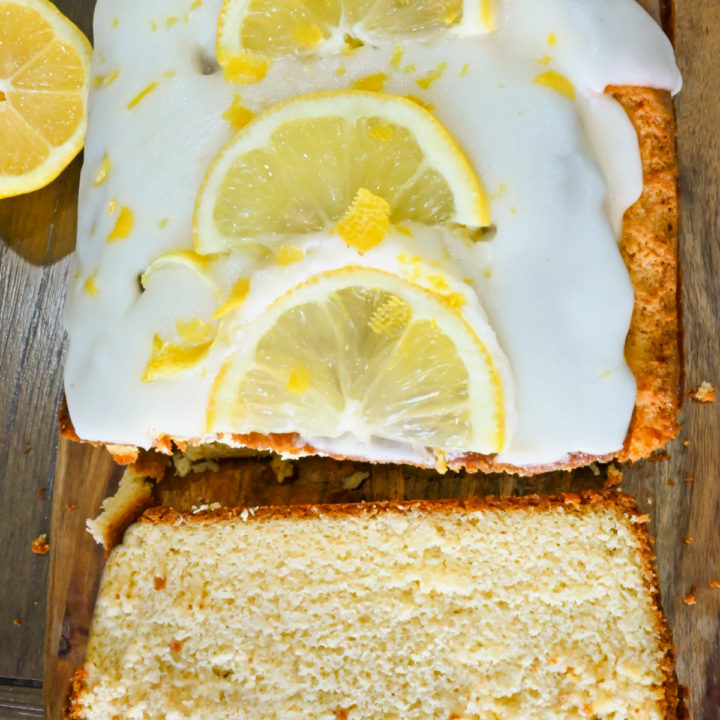 Keto Lemon Pound Cake (Gluten-Free)