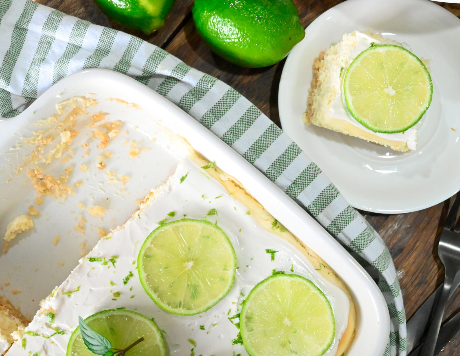 Keto Lime Cheesecake Bars · Fittoserve Group