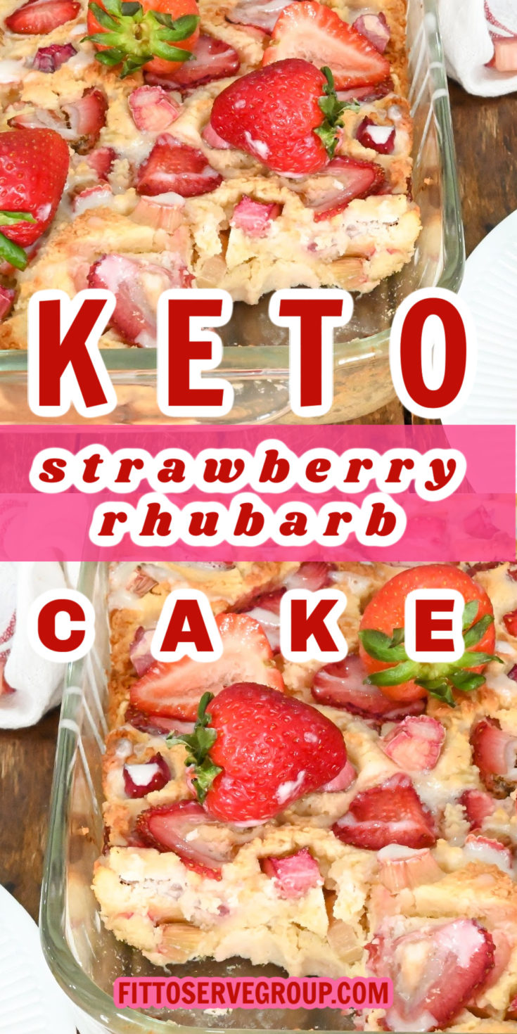 Keto Strawberry Rhubarb Cake · Fittoserve Group