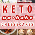 Keto No-Bake Cheesecakes Pin