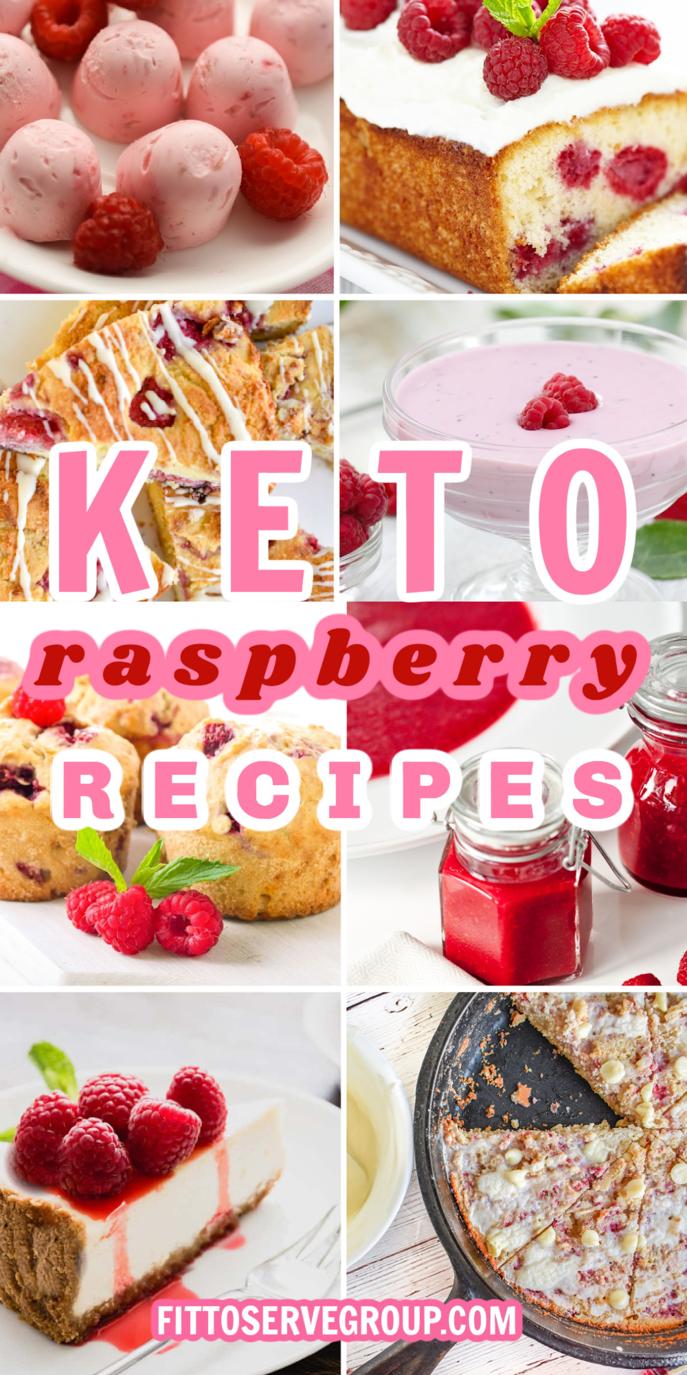 Keto Raspberry Recipes Pin