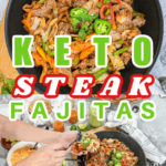 Keto Steak Fajitas Pin