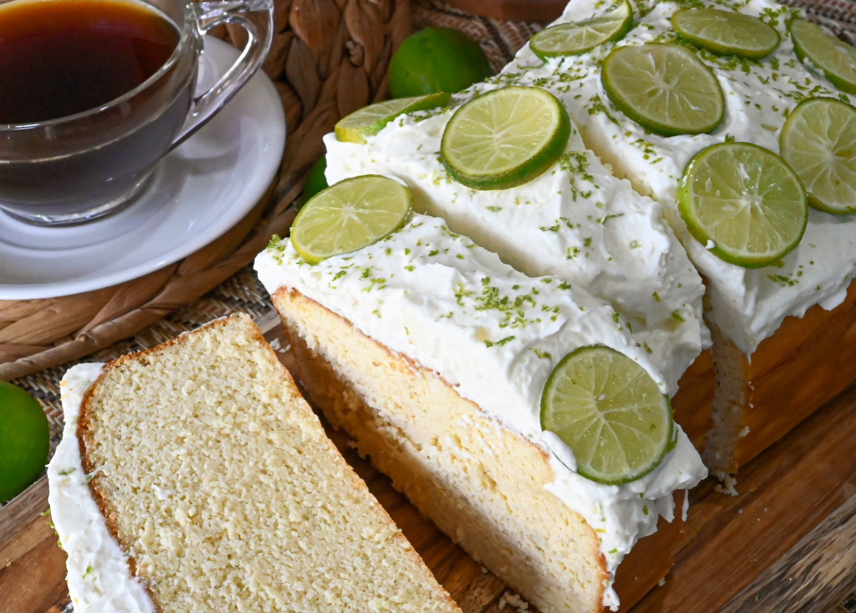 Keto Key Lime Pound Cake