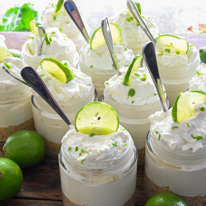 keto no-bake key lime cheesecake featured image