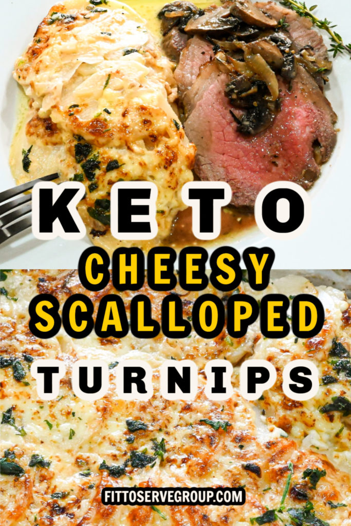 Best Keto cheesy scalloped turnips