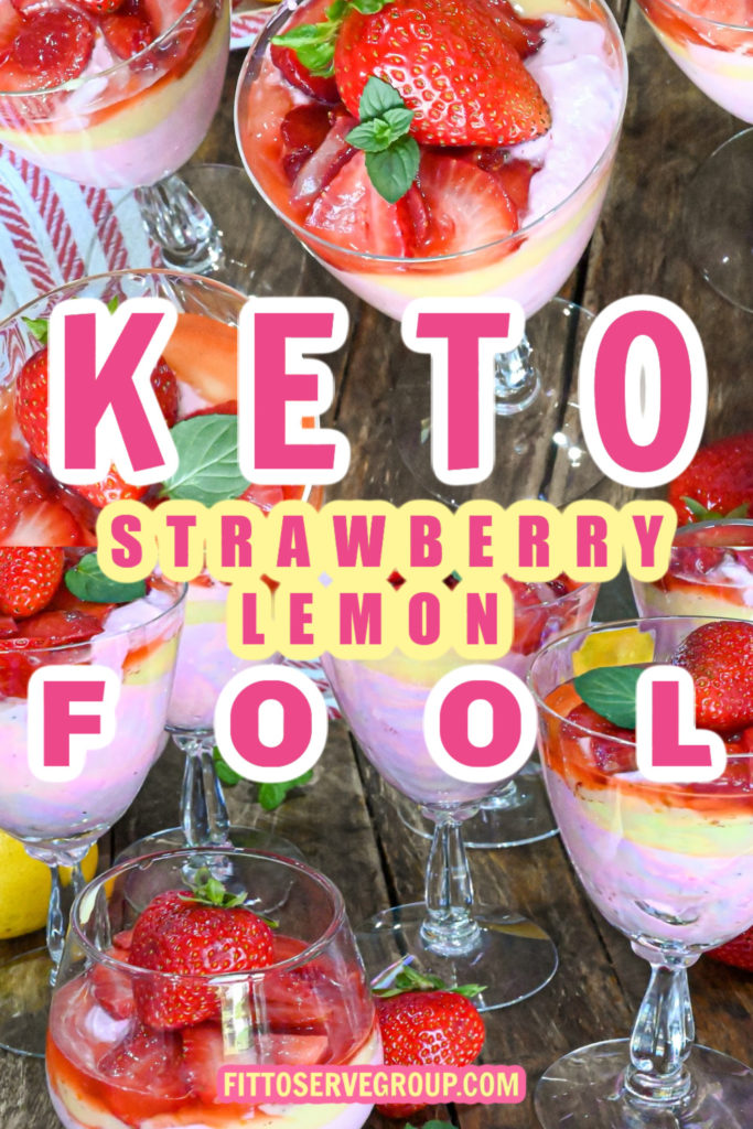Keto Strawberry Lemon Fool