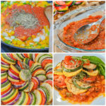 keto ratatouille process pictures collage