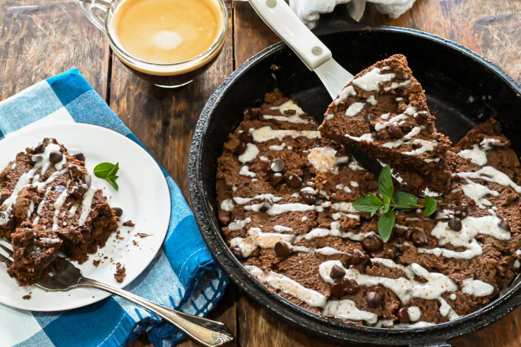 Low-carb triple chocolate scones