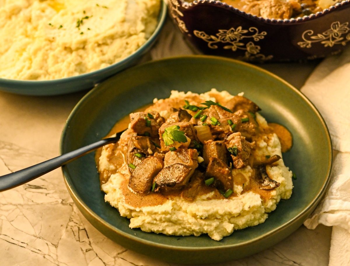Keto Ribeye Stroganoff