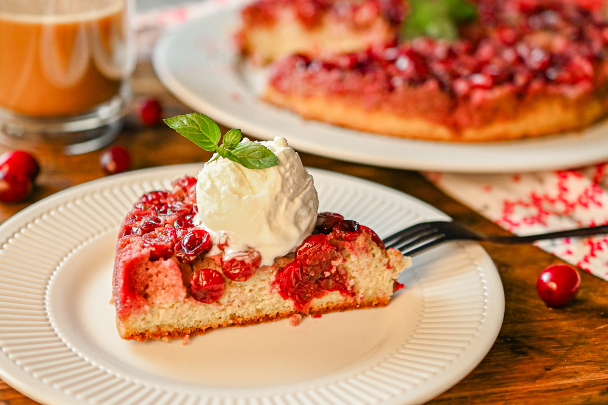 Keto Cranberry Upside Down Cake · Fittoserve Group
