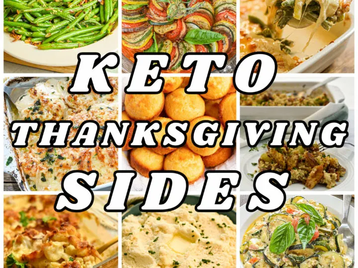 Keto Thanksgiving Sides CollagE