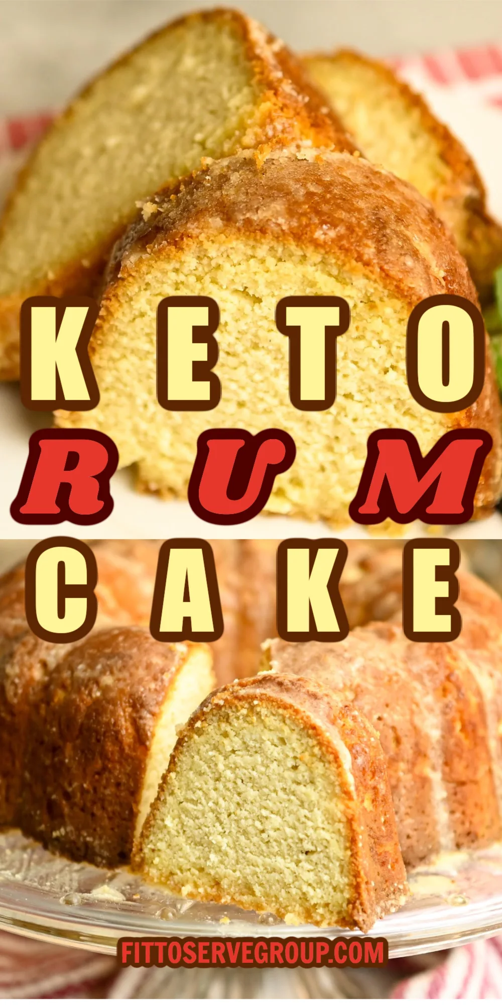 Keto Buttered Rum Cake