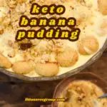 best keto banana pudding faux bananas