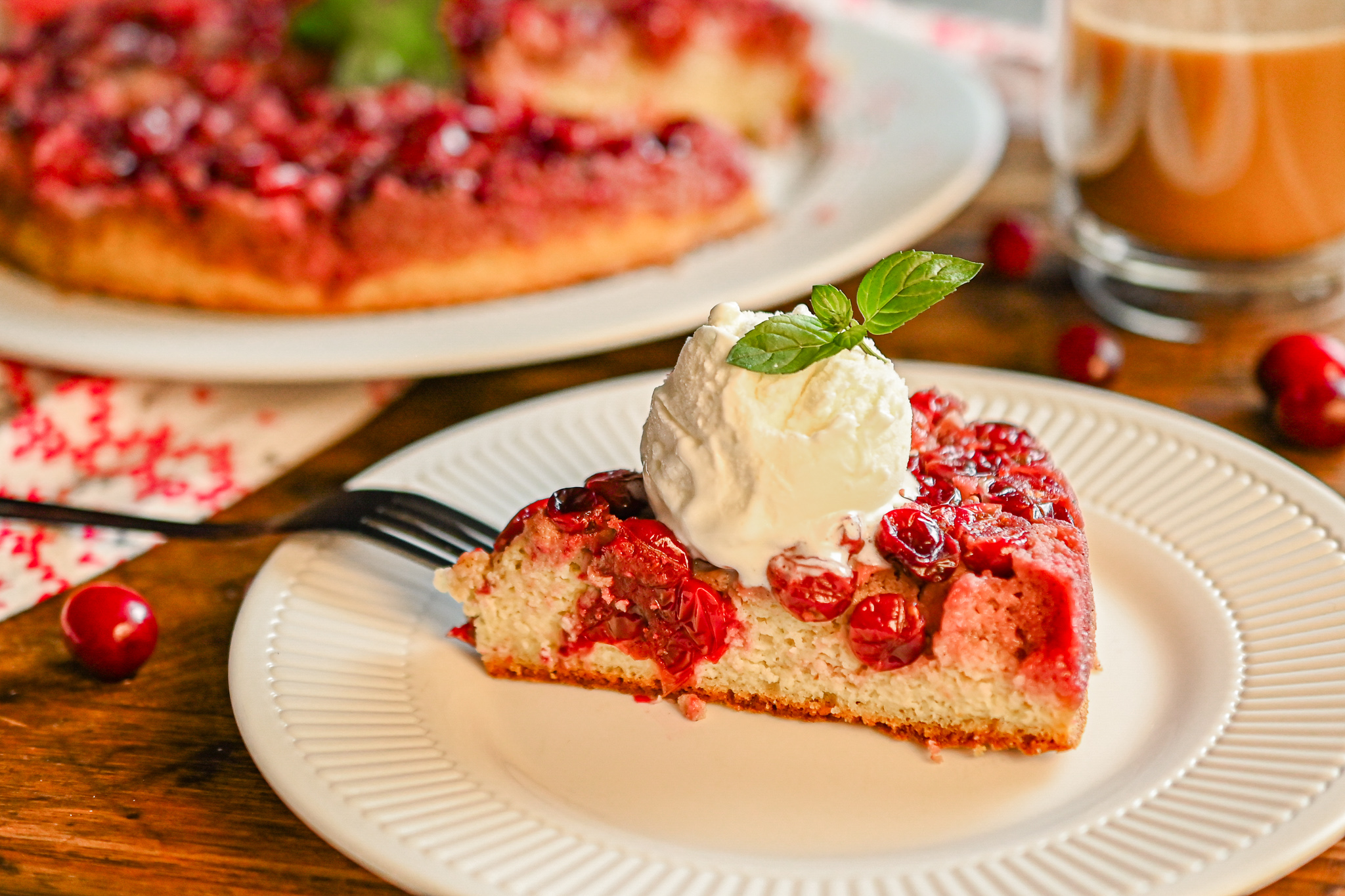 Keto Cranberry Upside Down Cake · Fittoserve Group