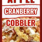 keto friendly apple cranberry cobbler