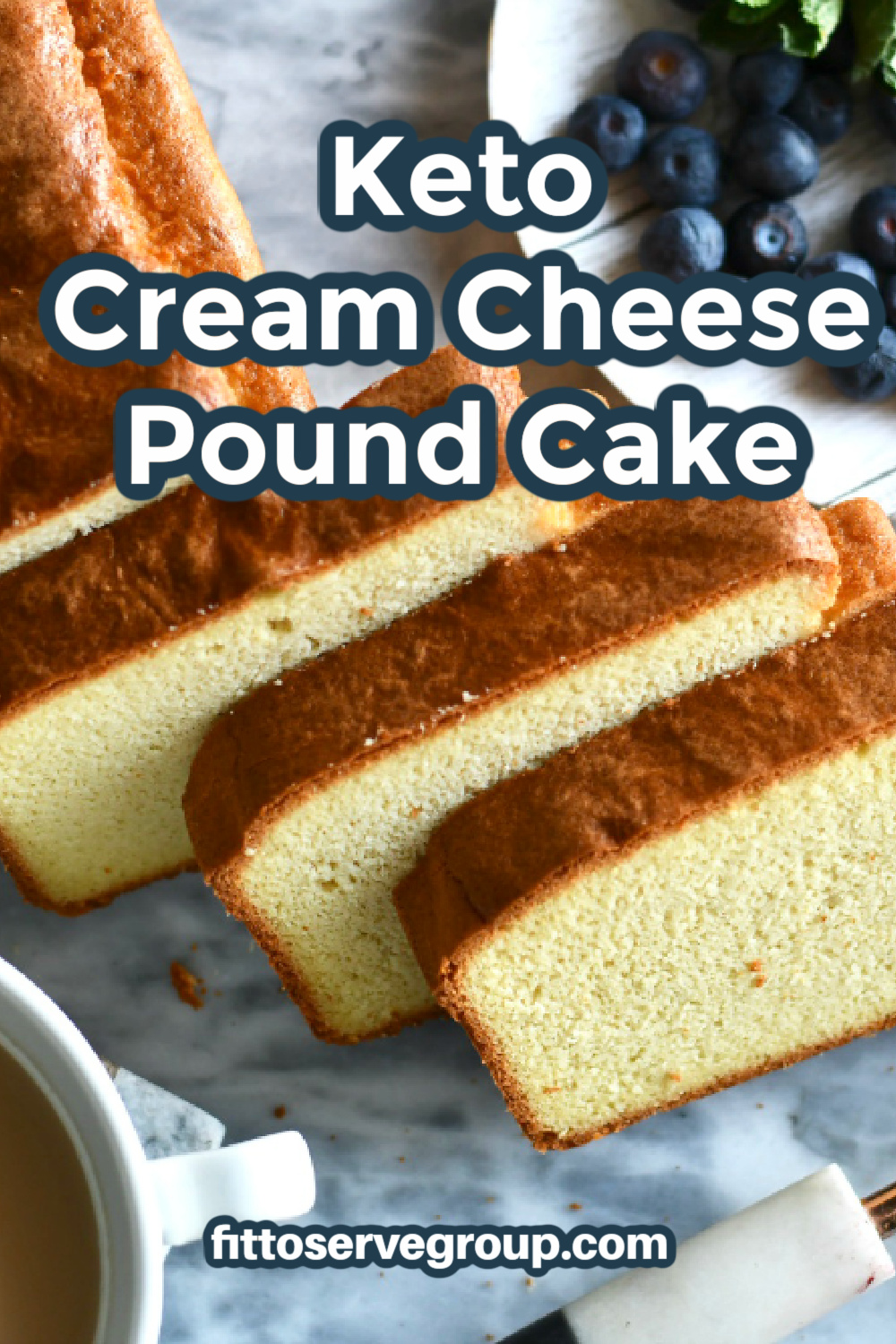 The Best Low Carb Keto Cream Cheese Pound Cake