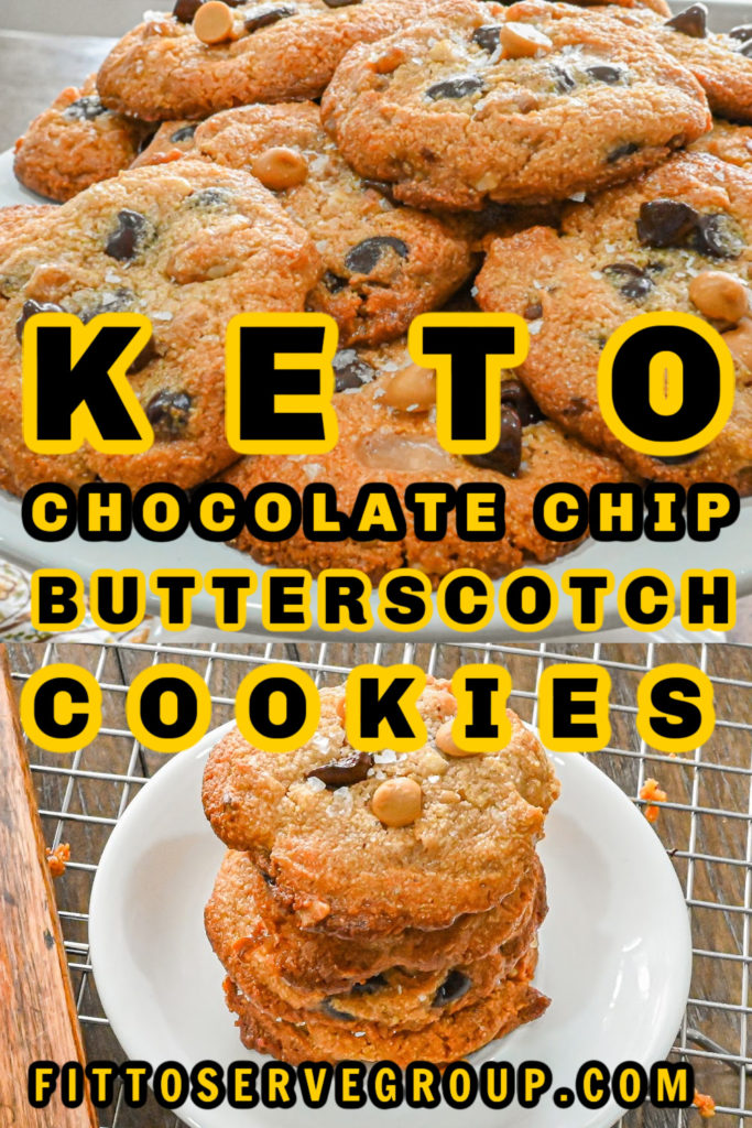 Keto Chocolate Chip Butterscotch Cookies