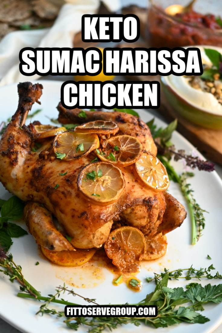 Keto friendly sumac harissa chicken