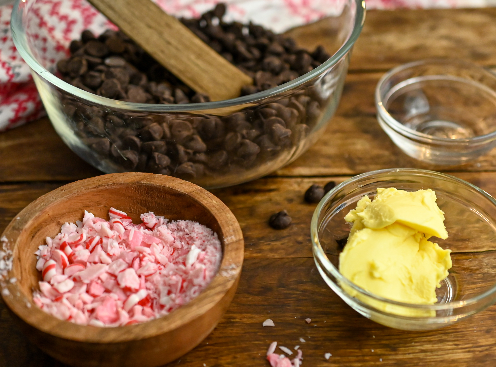 Keto peppermint bark ingredients