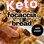 keto focaccia bread with yeast
