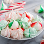 keto peppermint meringue cookies