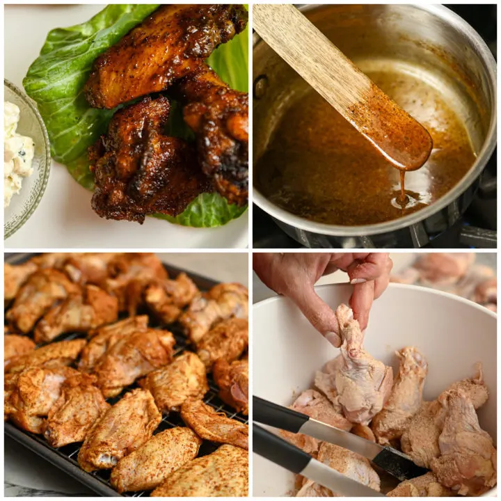 Keto Sweet And Spicy Chipotle Chicken Wings process pictures