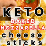 Keto cheese sticks (baked)