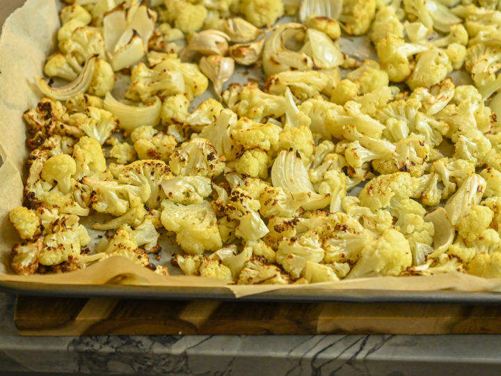 roasted cauliflower onions and garlic for keto roasted cauliflower soup