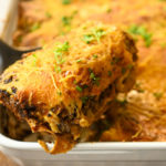 Easy keto beef enchiladas, gluten-free
