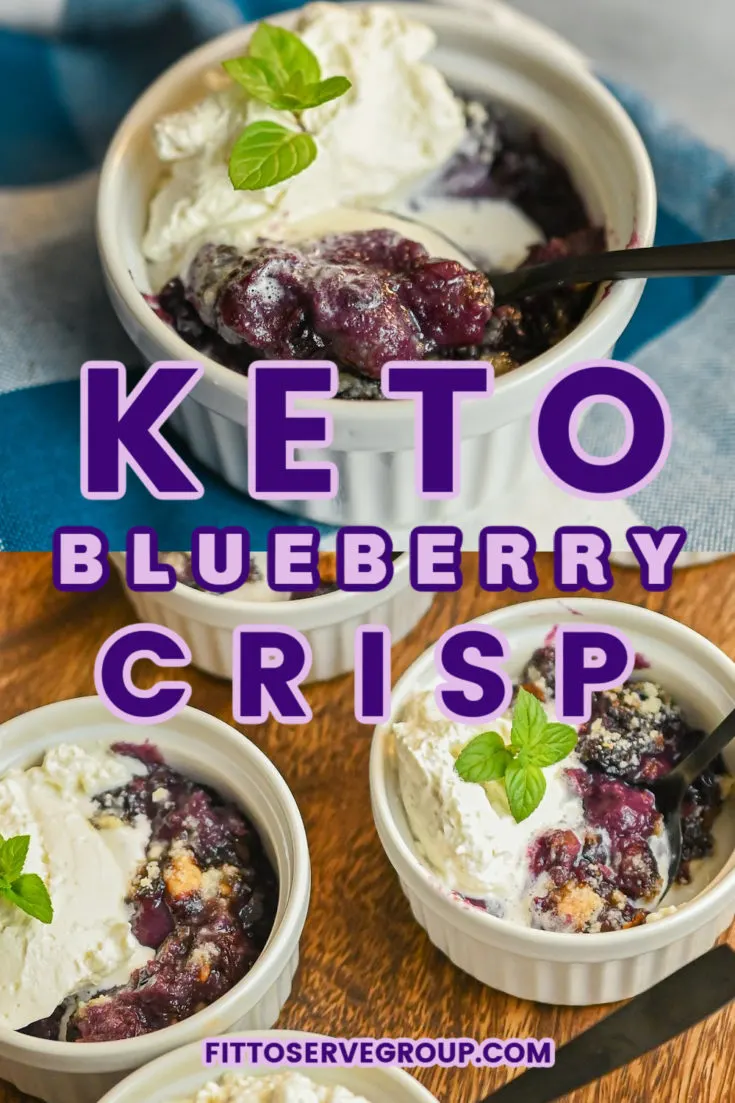 Keto Blueberry Crisp Pin