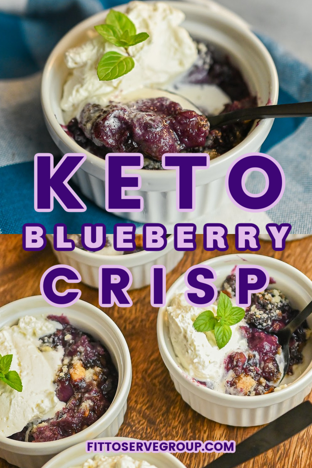 Low Carb Blueberry Crisp · Fittoserve Group