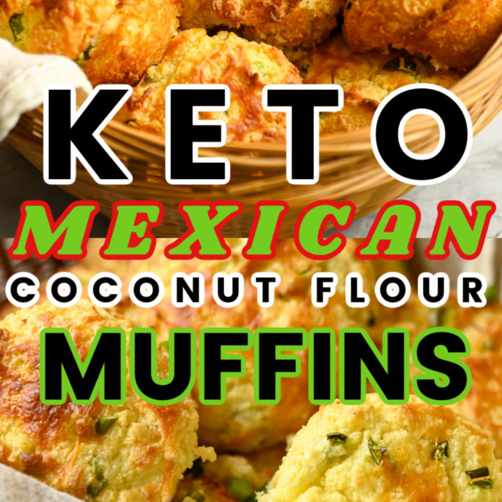 Keto Mexic coconut flour muffins long pin