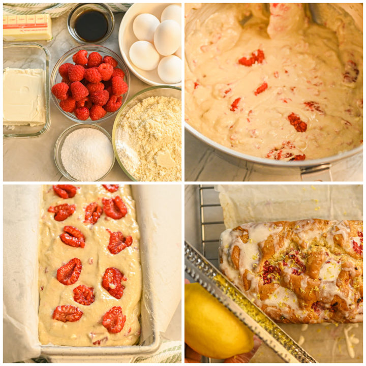 Keto Raspberry Bread Process