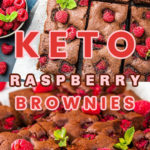 Keto Raspberry Brownies pin