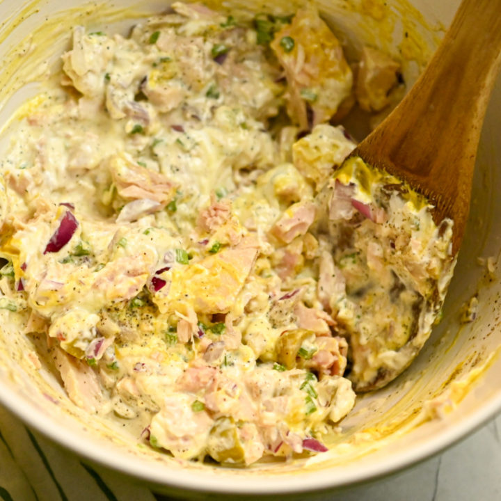 easy tuna egg salad